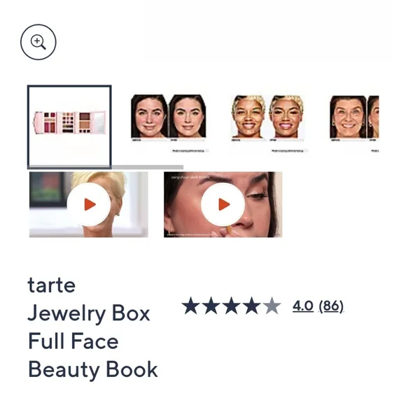 Tarte "The Jewelry Box" Full Face Palette- Fair to Light - Picture 2 of 5